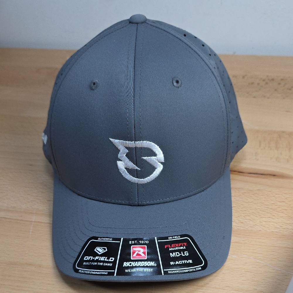 Spikeball Gray Baseball Cap with Logo Kids